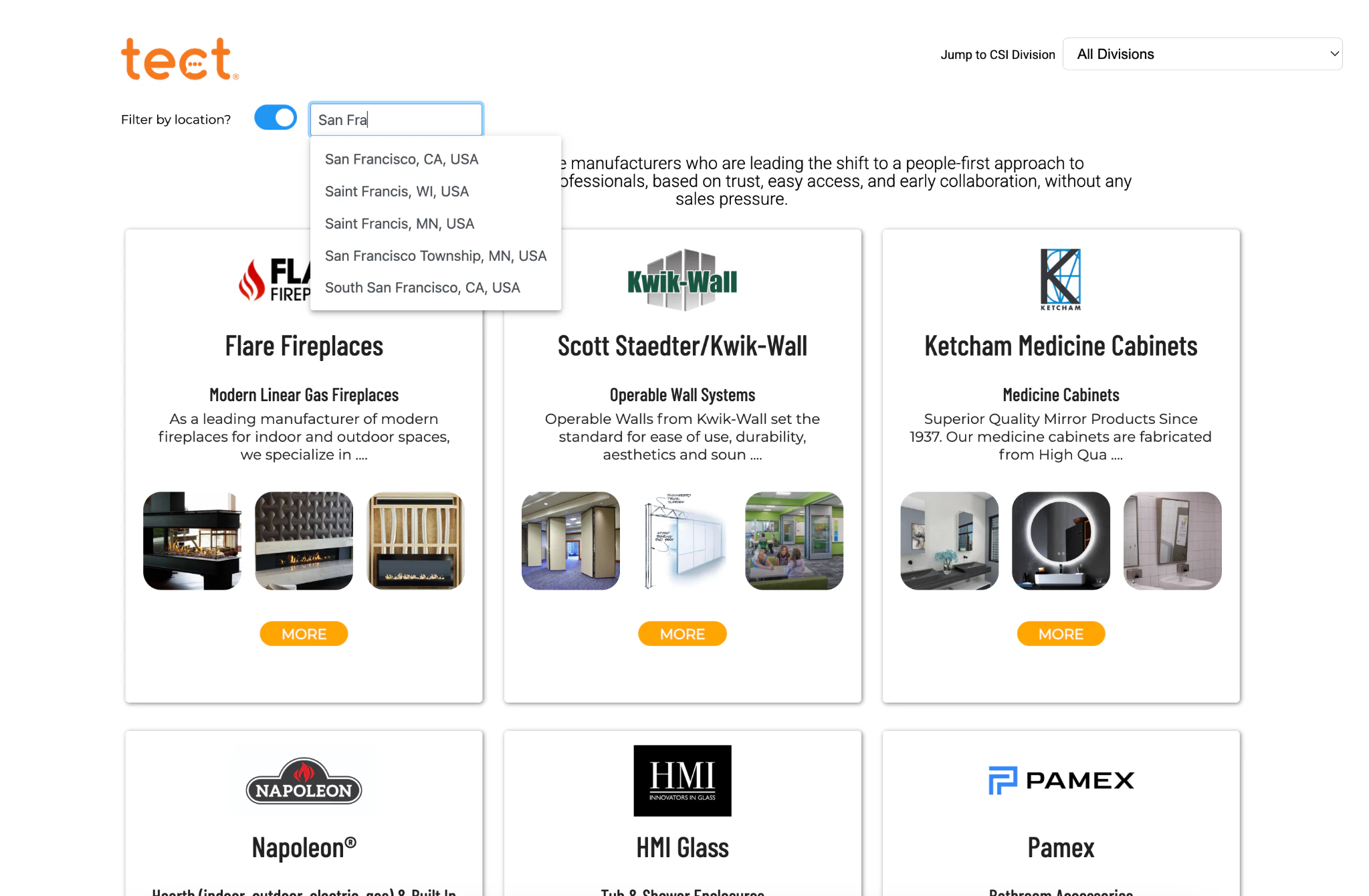 tect geographic expert filter